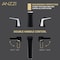 Anzzi 2-Handle 3-Hole Widespread Bathroom Faucet in Matte Black and Chrome L-AZ905MB-CH - alternate 7